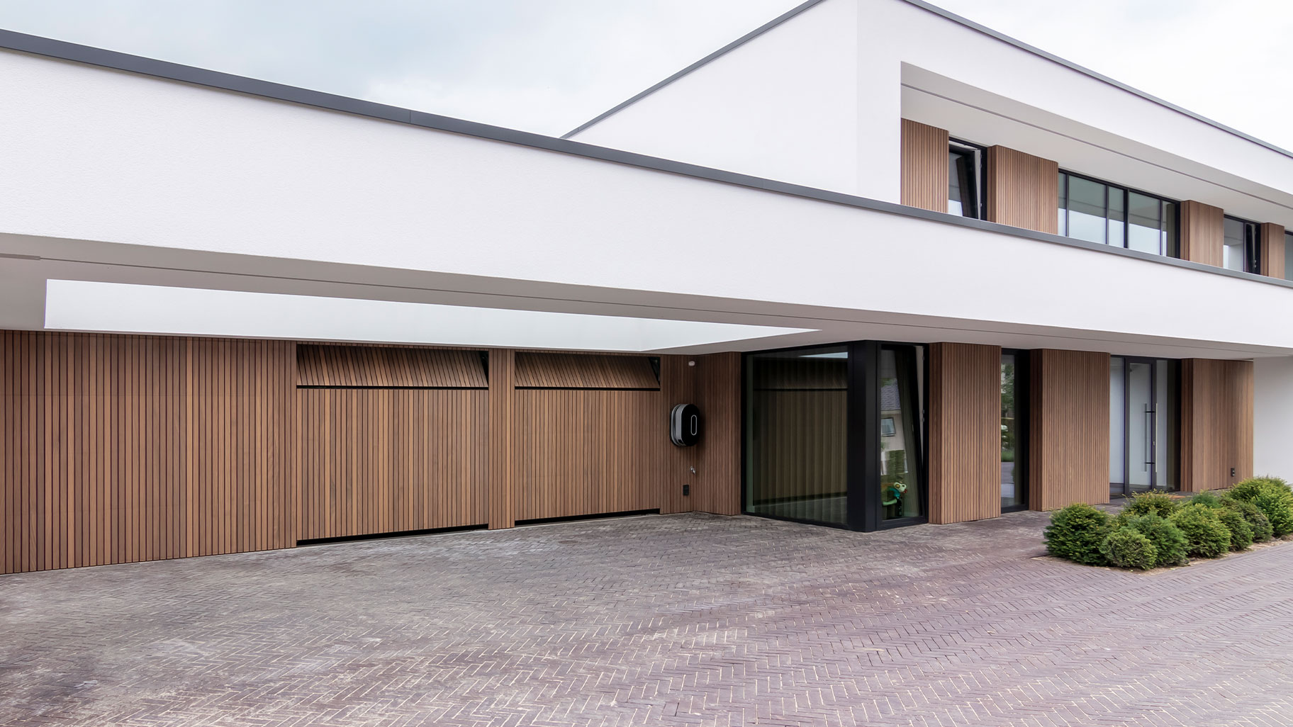 Afrormosia garagedeur