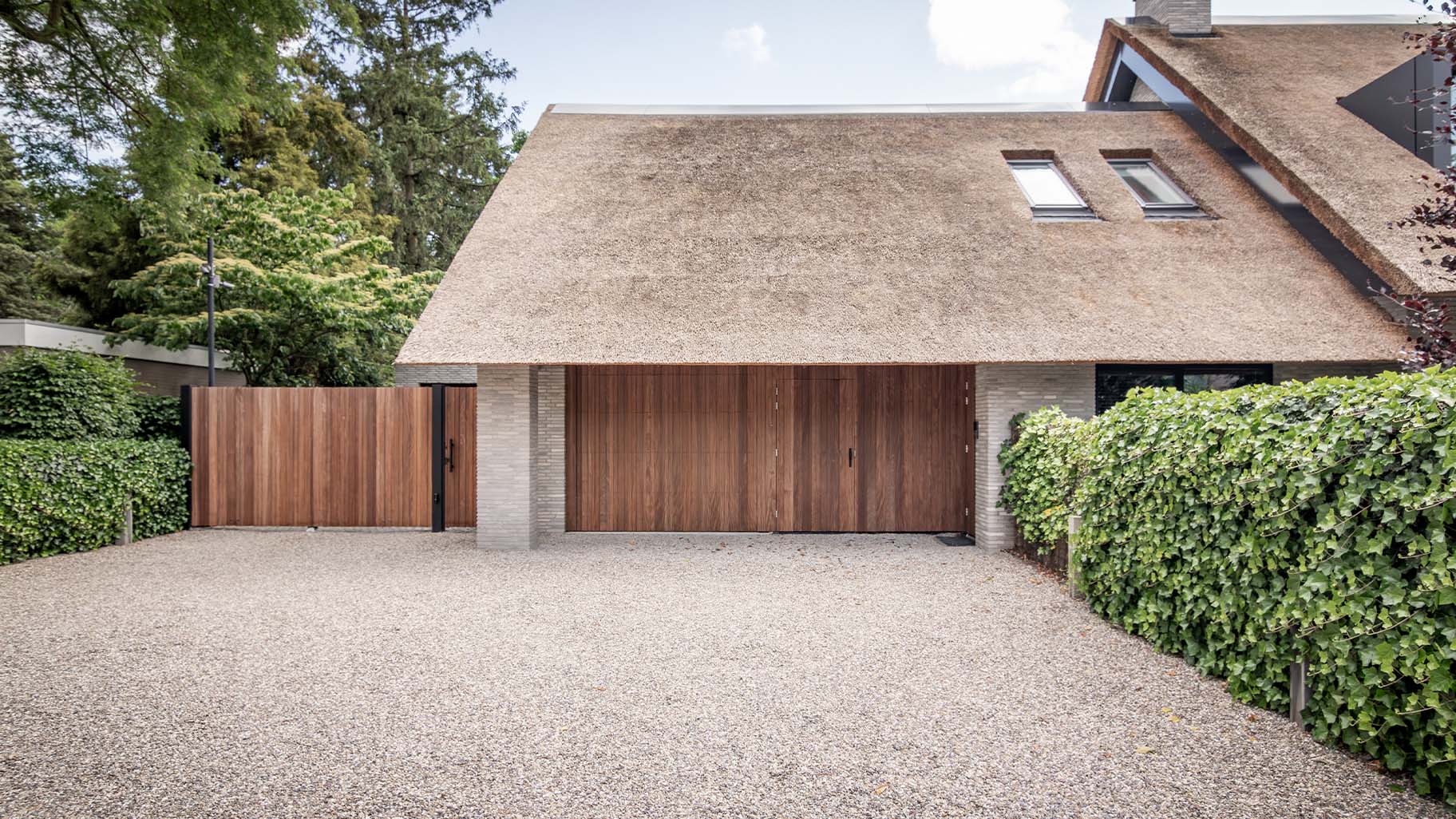 Houten Sectionaaldeur Ayous